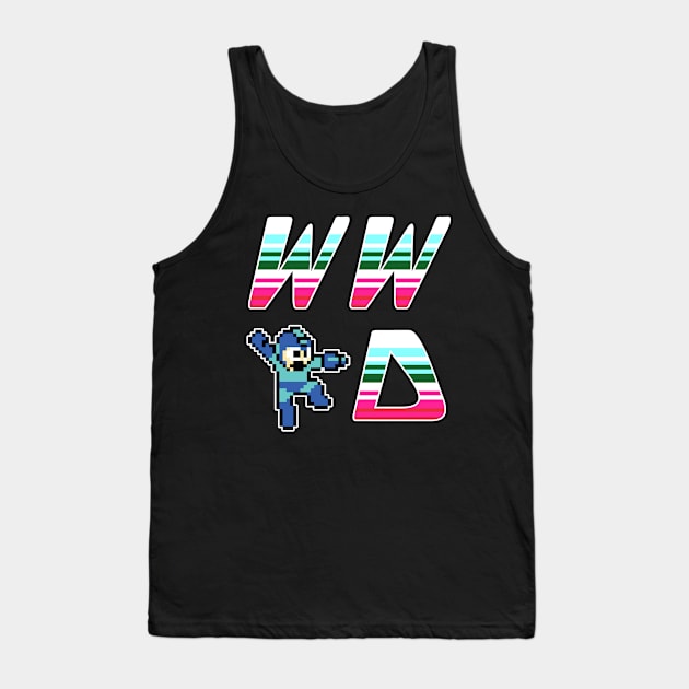 What Would Megaman Do? Tank Top by DelNocheDesigns